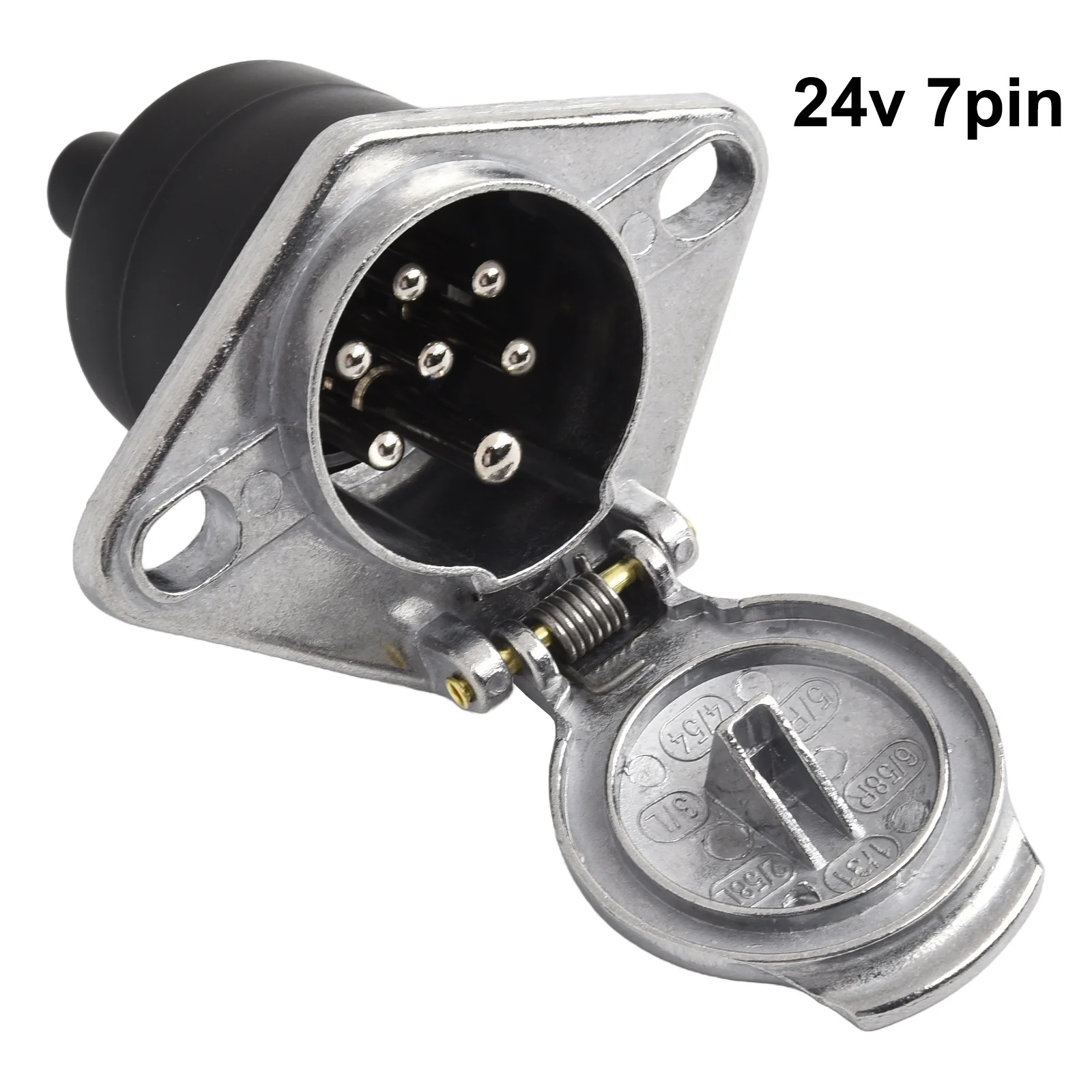 Waterproof 24V Trailer Socket Connector Adapter to Establish a Secure Connection between Trailer and Tow Vehicle
