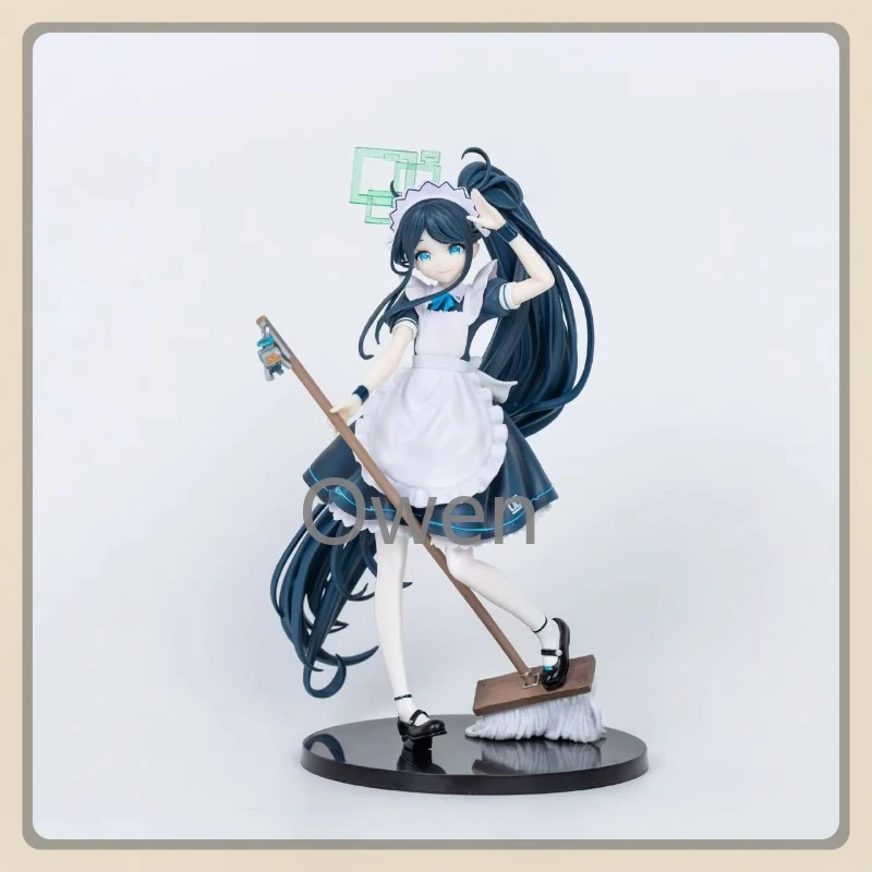 

24cm Anime Blue Archive Action Figure Dress Maid Tendou Aris Cute Beautiful Girl Figurine PVC Collection Model Toy Birthday Gift