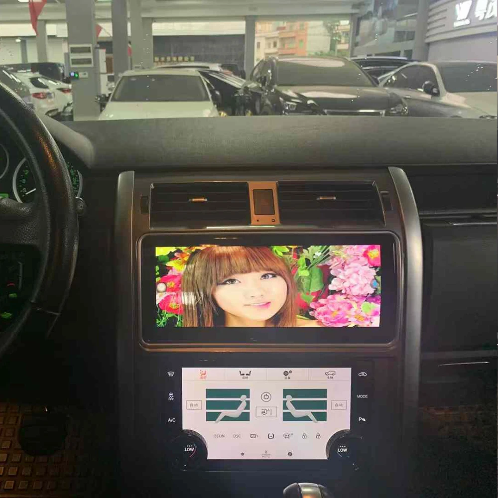 AUTO Android 13.0 Car Radio For Land Rover Discovery 3 2004 - 2009 Carplay AC Climate Dual Screen Multimedia Recorder Navi DSP