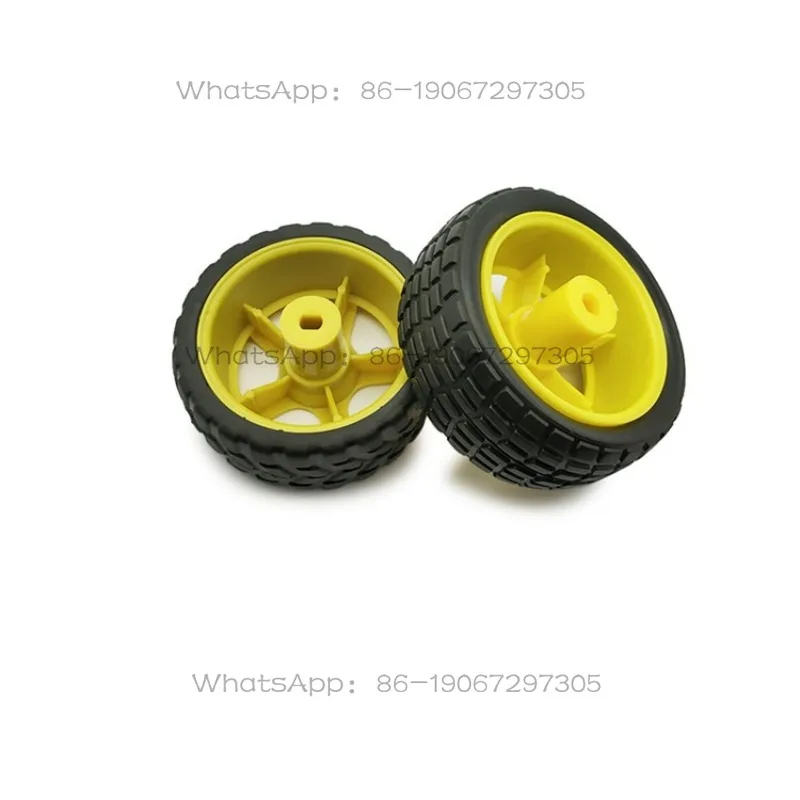 Rubber wheels/robots/tracking line trolley accessories, smart wheels, chassis tires 40g