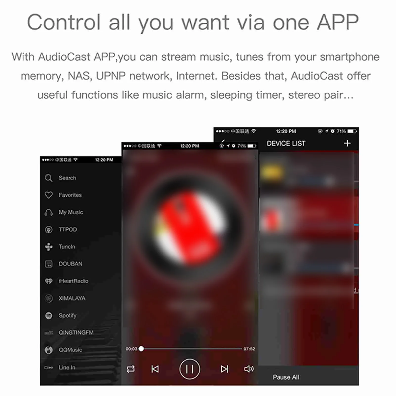 M5 AudioCast HIFI جهاز استقبال للموسيقى DLNA IOS وAndroid Airmusic 2.4G WIFI مكبر صوت لـ Spotify Wireless Sound Streamer #3