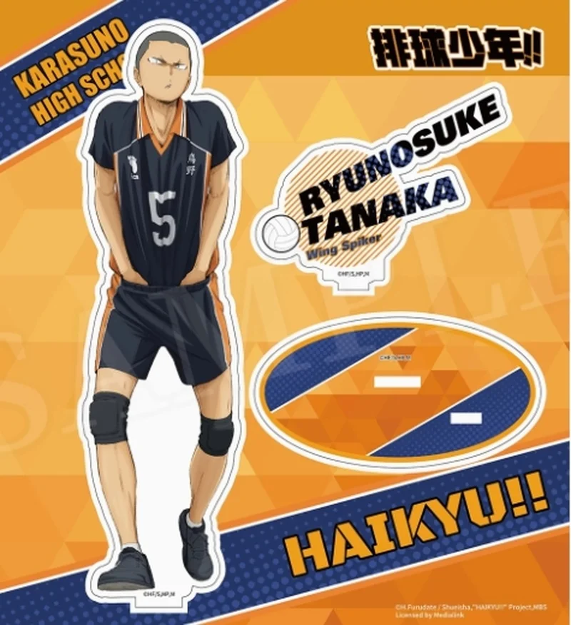 

Authentic Volleyball Youth S2 Acrylic Plaque Hinata Shoyo Yingshan Feixiong Q-Edition Desktop Decoration Kawaii Gift Periphery