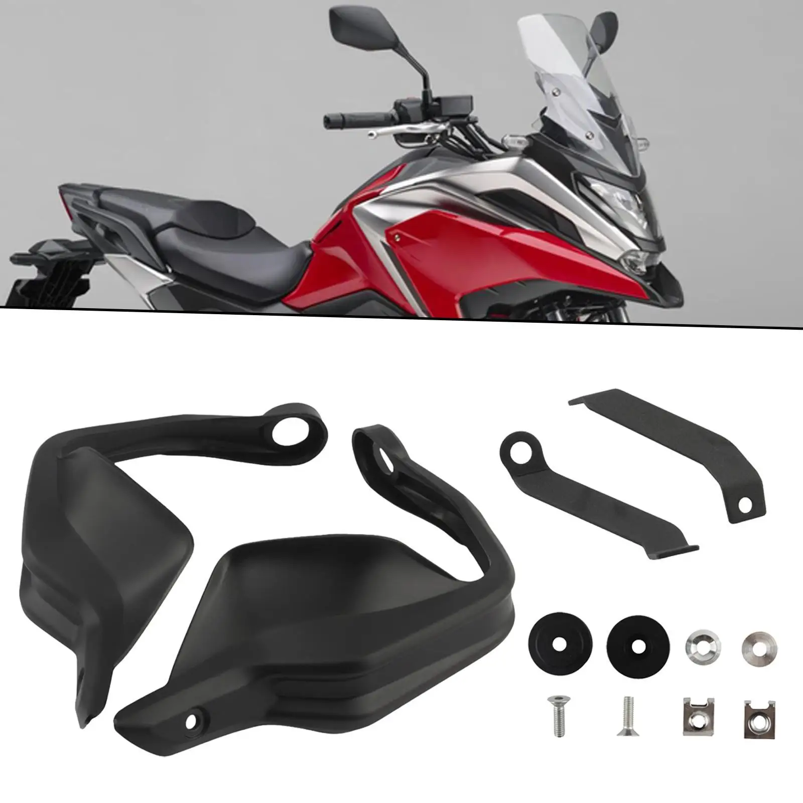 Motorcycle Handguards Windproof Sturdy Assembly Easy Installation Motorbike Handguards Hand Protector Shield for NC750