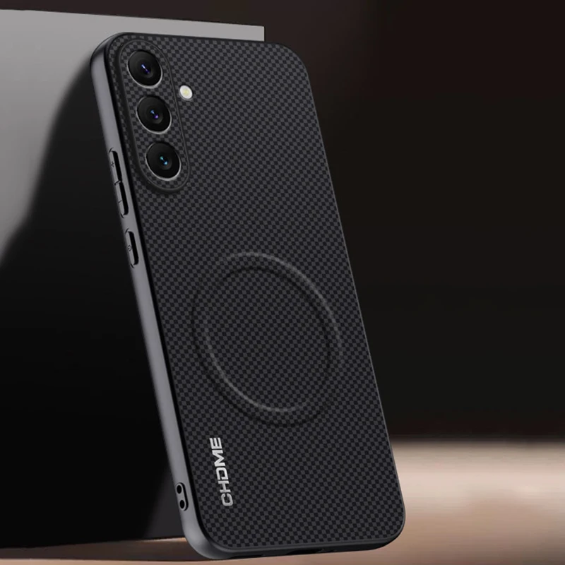 For Samsung Galaxy A56 Case Luxury Car Magnetic Holder Phone Case For Samsung A56 5G Silicone Shockproof Protective Back Cover