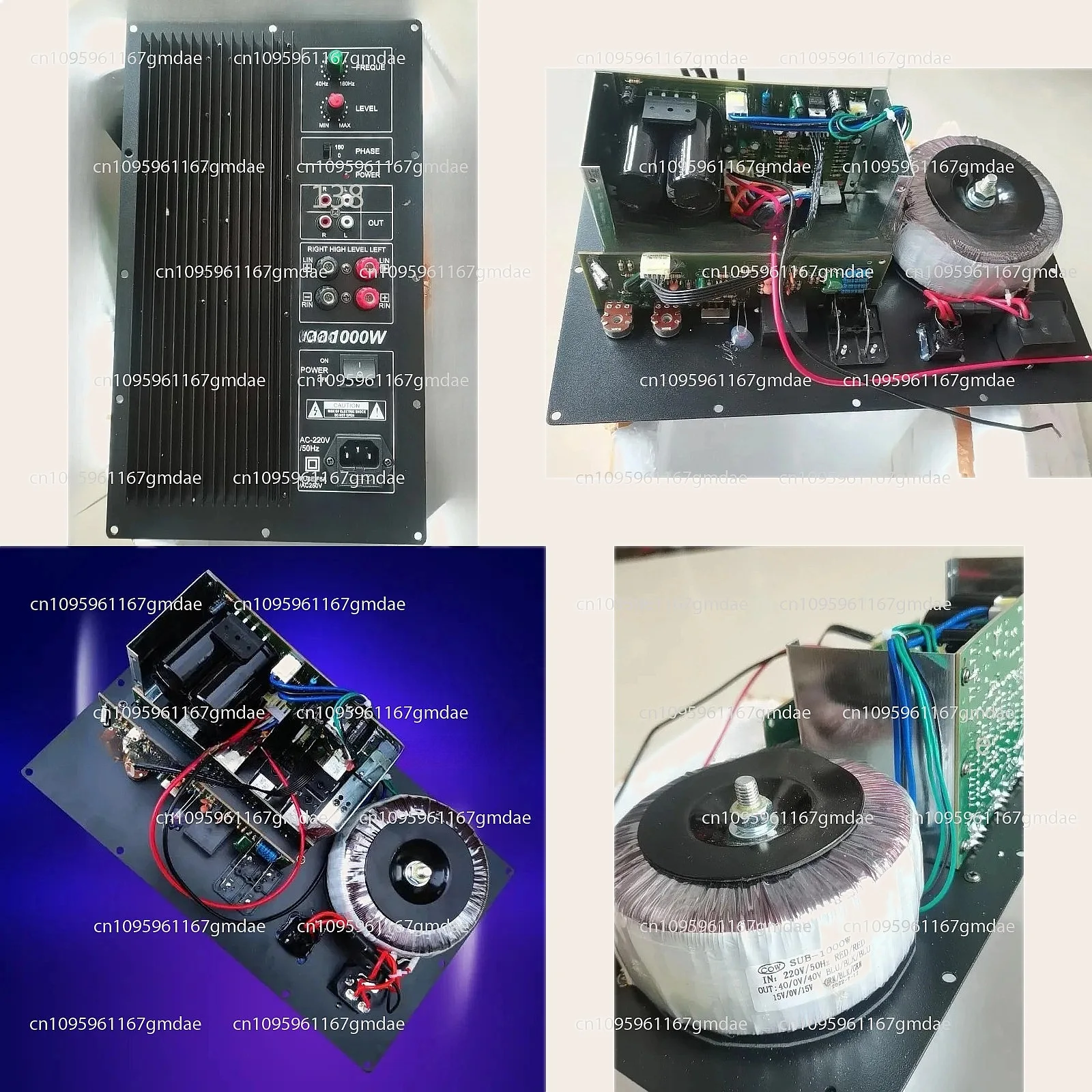 

1000W Active Subwoofer Amplifier Board Pure Bass Mono 34x20cm