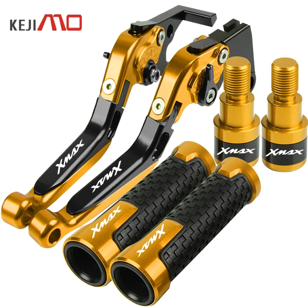 For YAMAHA XMAX 125 200 250 400 X-MAX 125 2009 -2019 2018 2017 2016 2015 2014 Motorcycle Brake Clutch Lever Handlebar Grip Ends