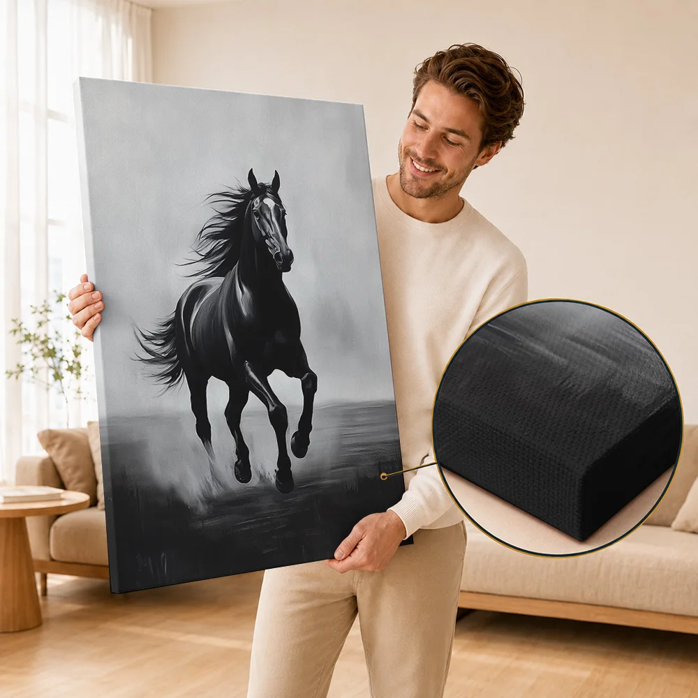 Black And White Photography Canvas Painting Poster Personalized Photo Timeless Curated Design Wall Art Perfect For Living Room