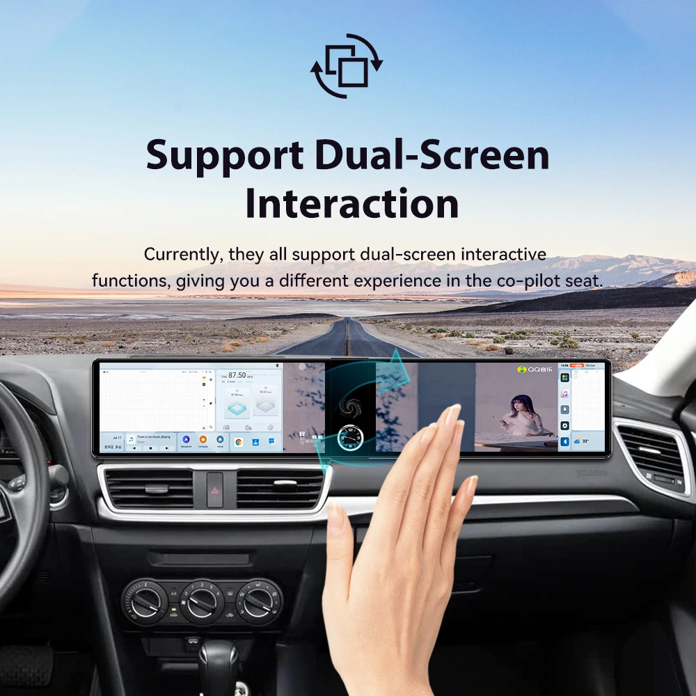 

Dual-screen interaction For Mazda Axela 2014~2019 Android Car Radio Multimedia Player GPS Navigation Stereo Receiver Head Unit