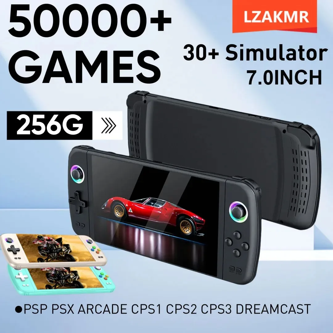 

M27 Retro Handheld Game Console 7-inch IPS Screen Supports Linux System Console Retro Video Game Consola Player Gift