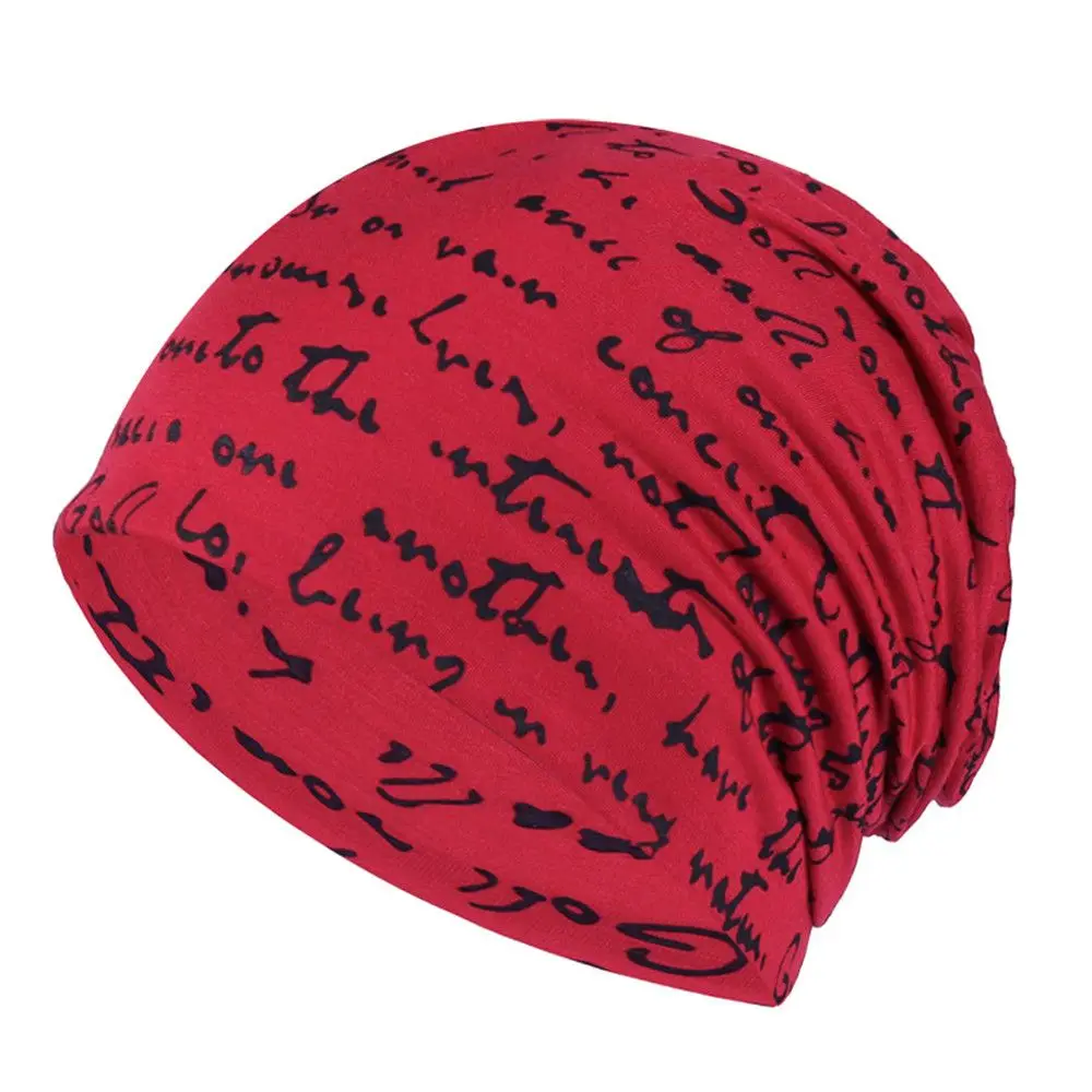 Cotton Knit Cap Goth Bonnet Head Wrap Men's Hat Nightcap Hip