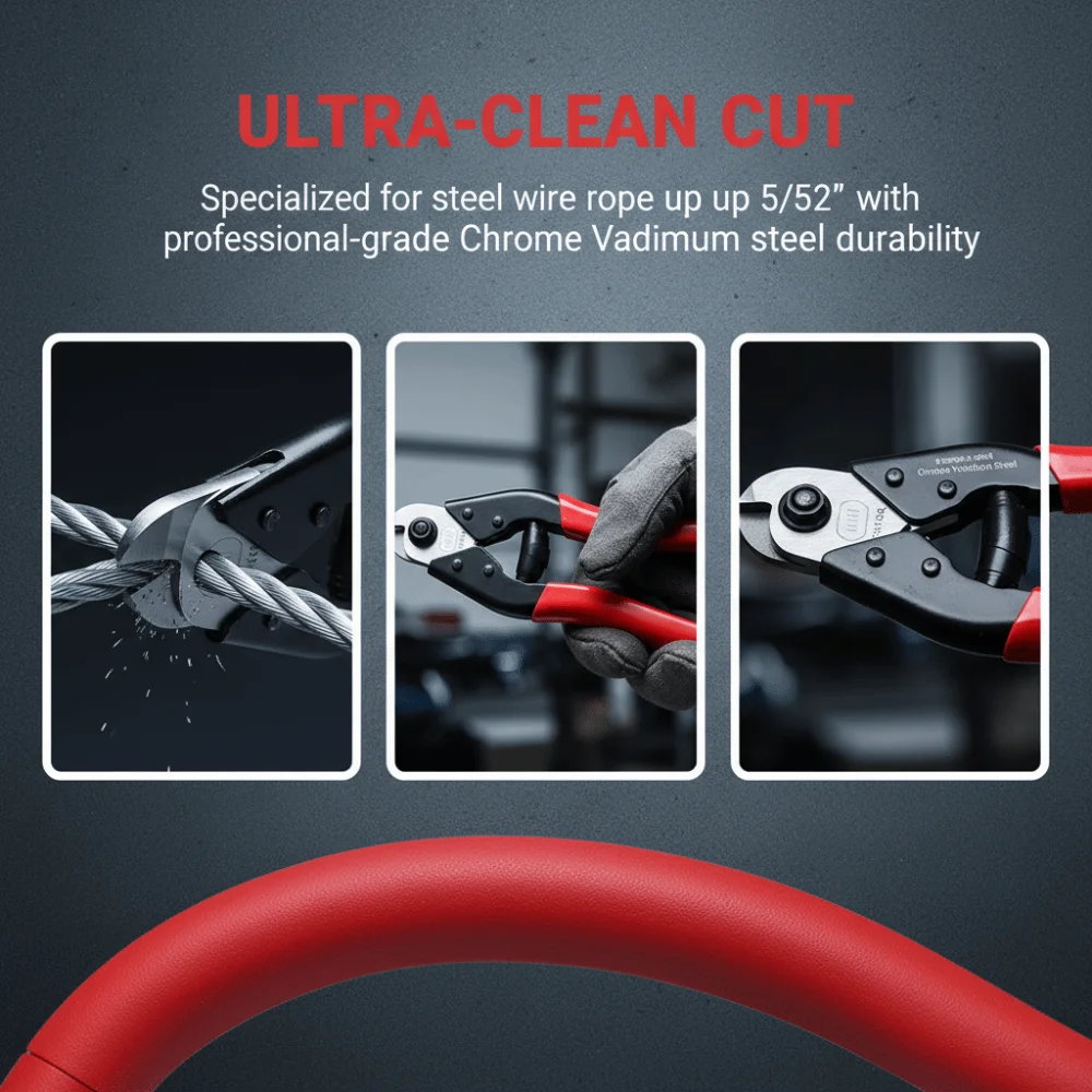 

2PCS 8 Inch Bike Wire Cutter Multifunctional Heavy Duty Bike Cable Cutter Chrome Vanadium Steel Line Pipe Wrench