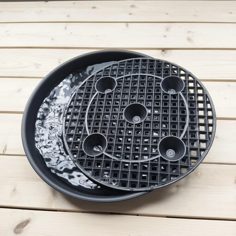 

Practical Breathable Self Watering Plant Tray Mesh Holes Reusable Flowerpot Mat Adjustable Plant Grow Bags Greenhouse