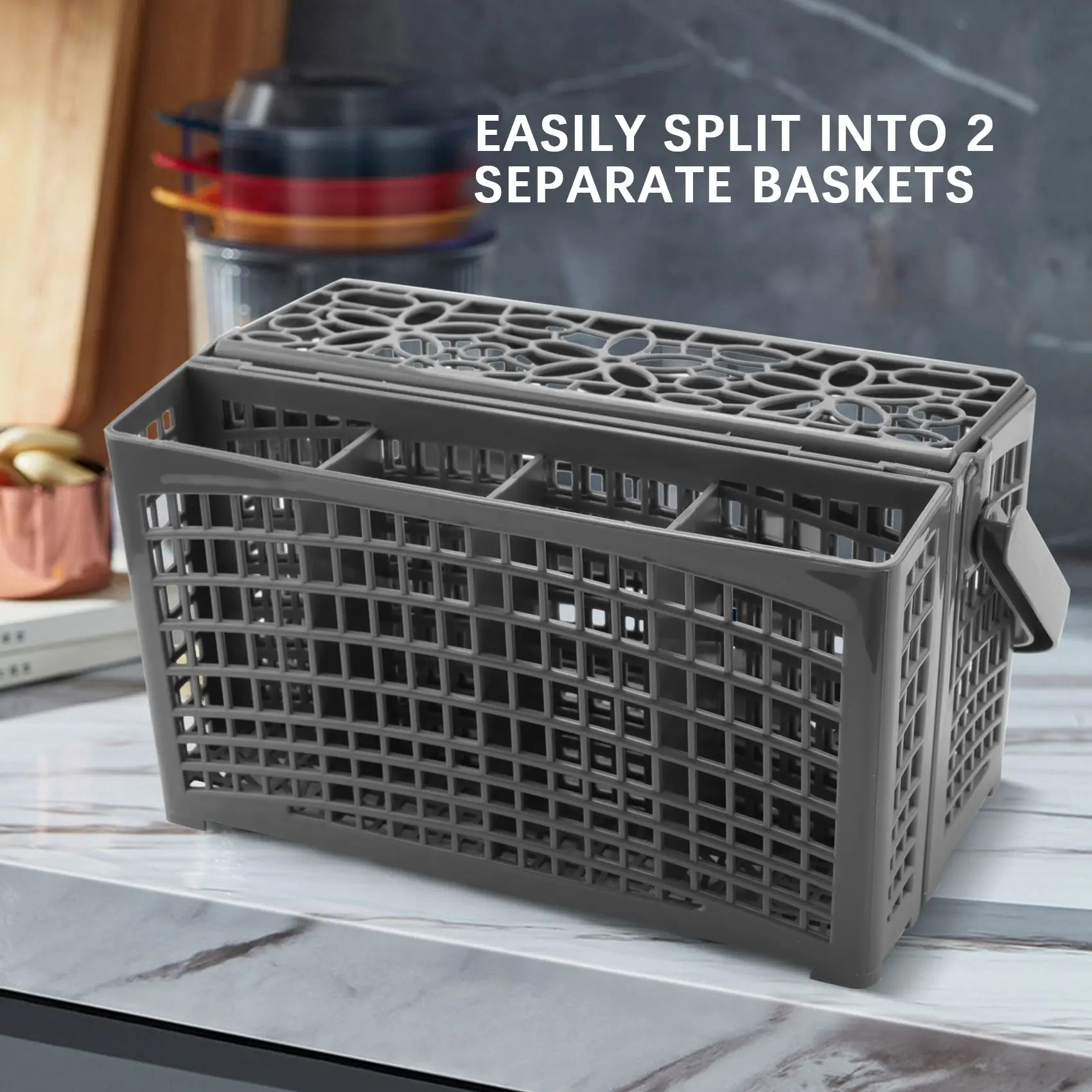1PC Universal Cutlery Dishwasher Basket for Bosch/Maytag/Kenmore/Whirlpool/LG/Samsung/Kitchenaid Dishwasher Replacement HOT
