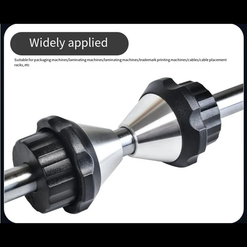 A03F Optical Axis Quick Lock Device, Tapered Head Aluminum Alloy Clamping for Winding Pay-off Reel