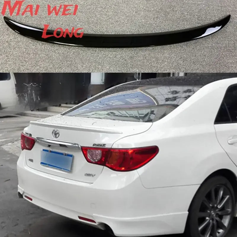 For Toyota Reiz mark x spoiler 2010-2017 reiz/mark x lip spoiler light  ABS Material Car Rear Wing Primer