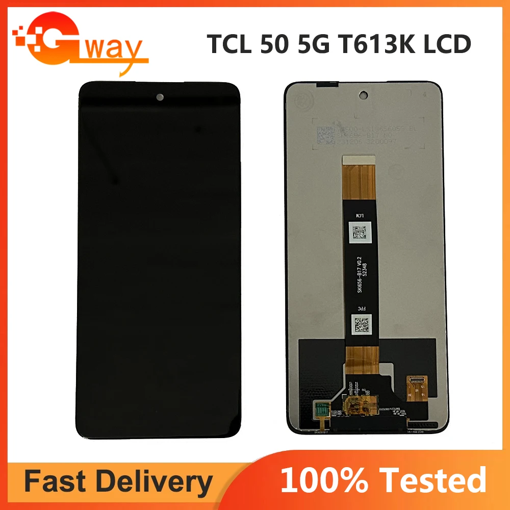 Imagem -03 - Digitador de Tela Sensível ao Toque Peças de Montagem Completas Testadas para Tcl 50 se 50se e 50 xe Tcl 50 5g T613k 4g T509k