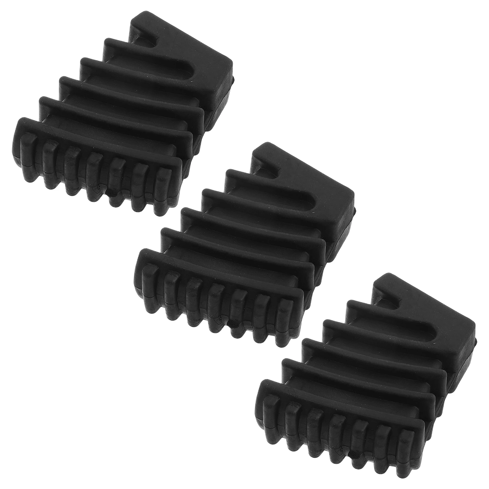 

3pcs Leg Foot Pads Anti-Slip Wear-Resistant Plastic Protector For Drum Stand Stability Replacement Parts Drum Set Accessories