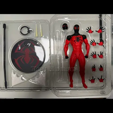 10 best sales svart kostym spiderman actionfigur - №8