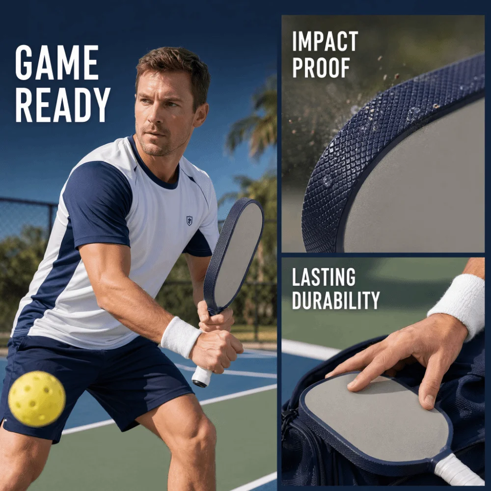 Universal Pickleball Racket Edge Sticker Diamond Textured Scratch-proof Paddle Head Edge Tape Anti-fall Shock Absorption