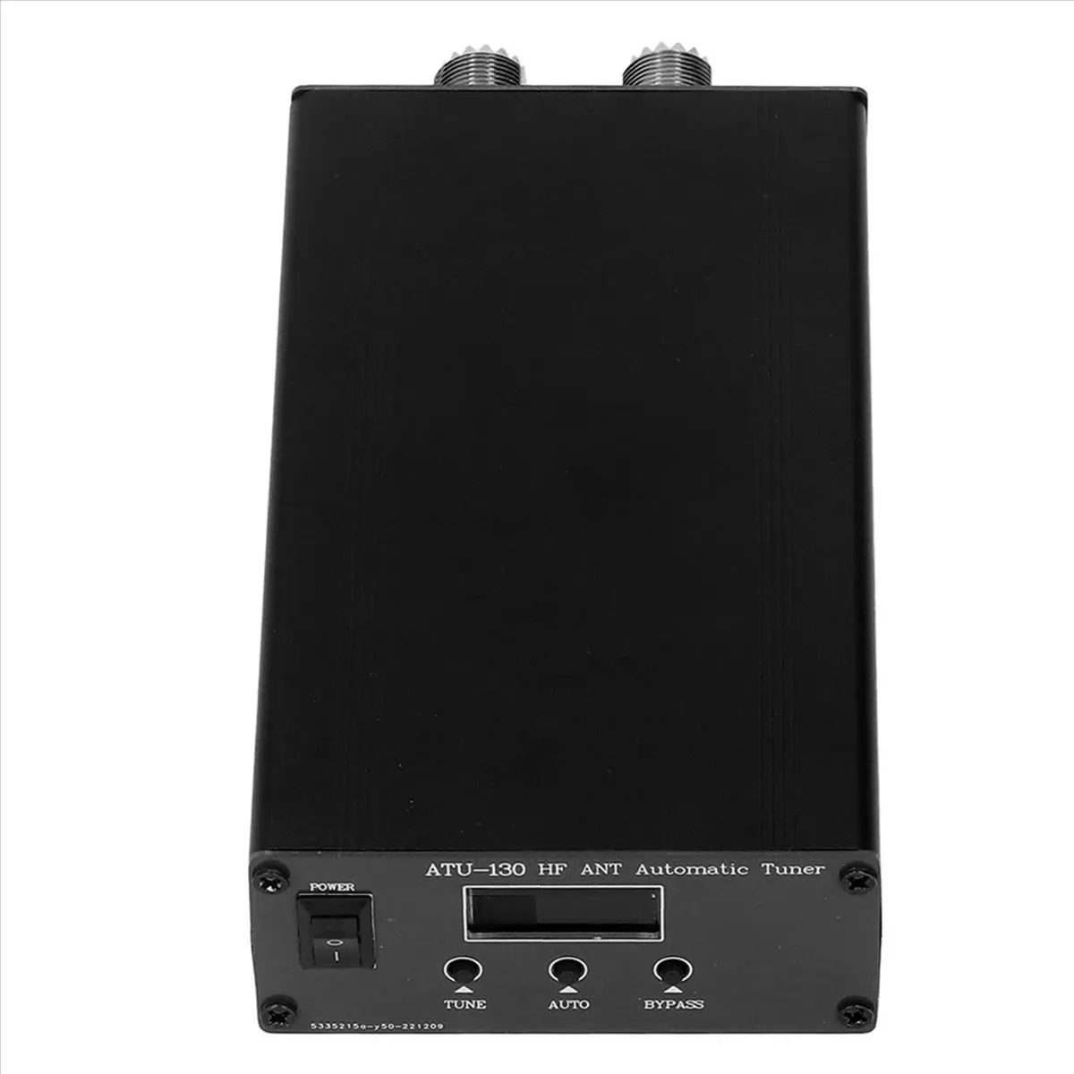 ~!DTD697-Oct.ATU-130 1.8‑50MHz 200W Micro-Shortwave Automatic Antenna Tuner 10‑15VDC Organic Light Emitting Diode Display
