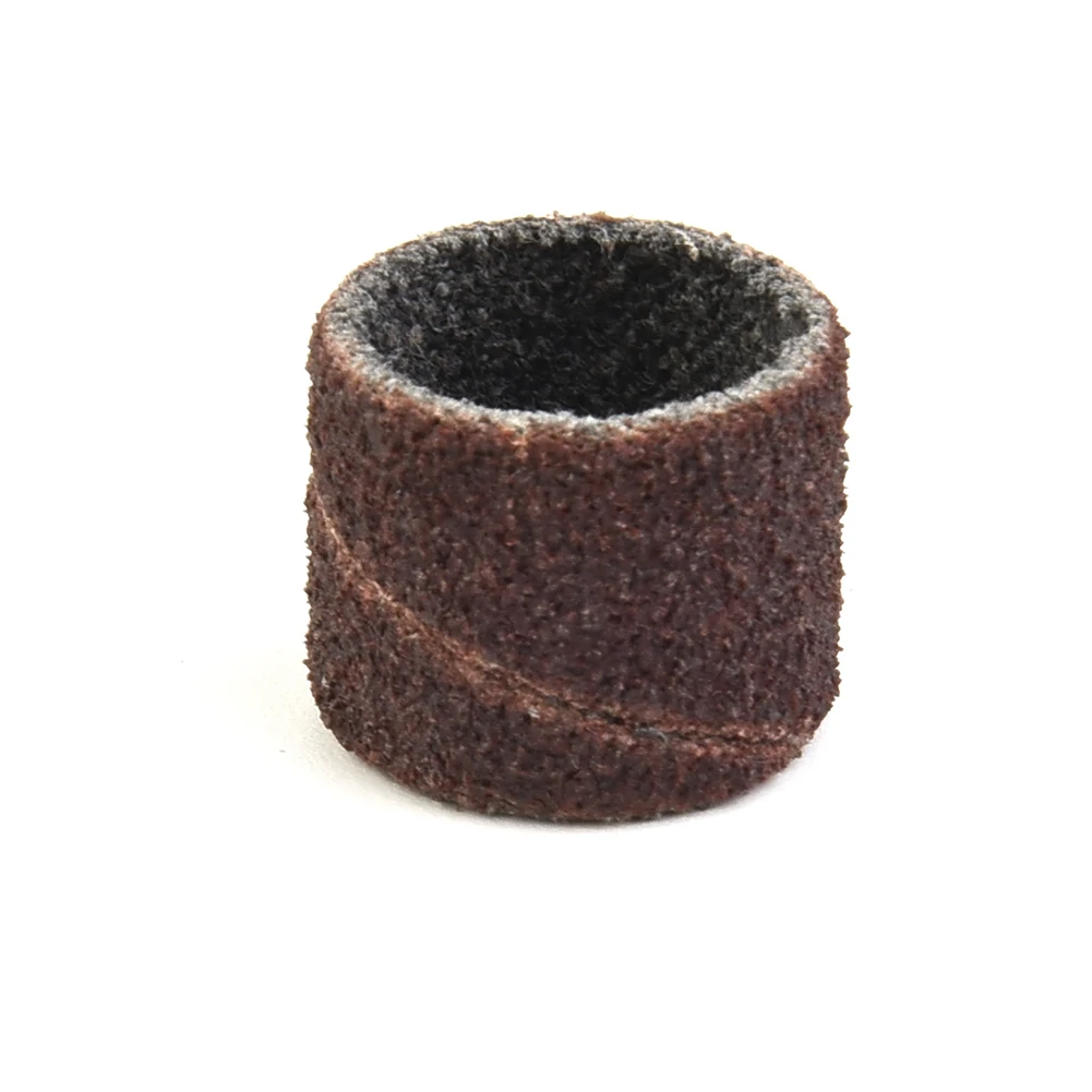 for durable Convenient Sanding Bands Polishing Rotary Tool Tool W/ 2 Mandrels 100Pcs 80 Grit Abrasive Attachment Kit
