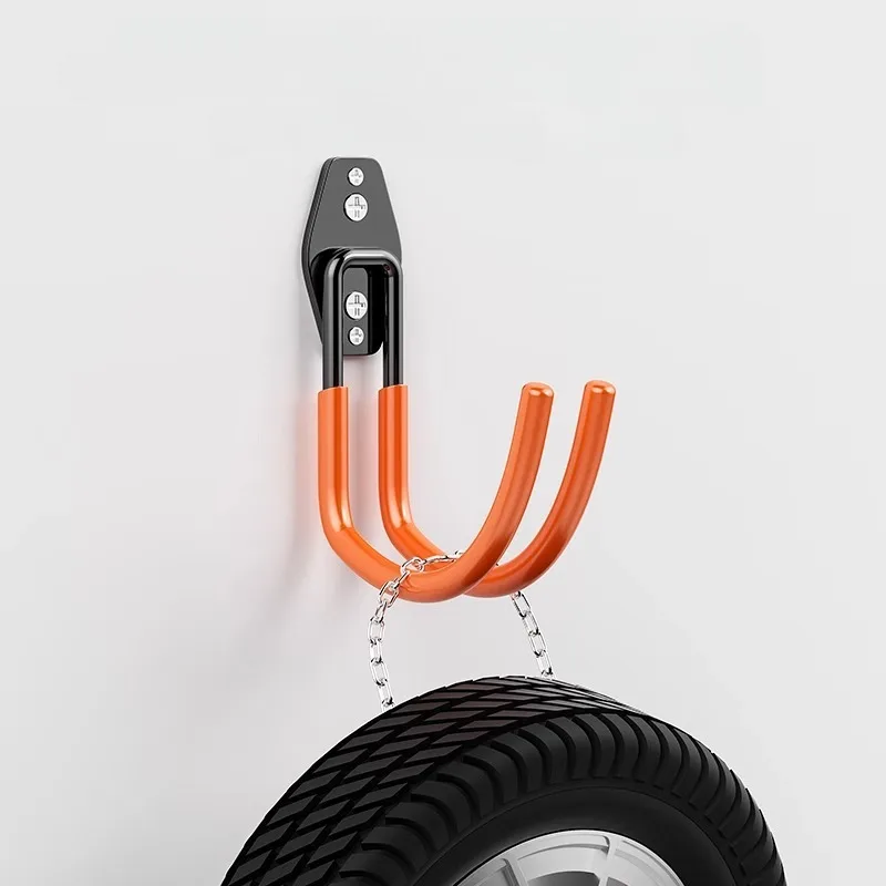 Heavy Duty Metal Hooks Wall Mounted Garage Organizer Hooks Bicycle Hooks Wall Mounted Non-Slip Storage Hooks Garden Storage Tool image 4