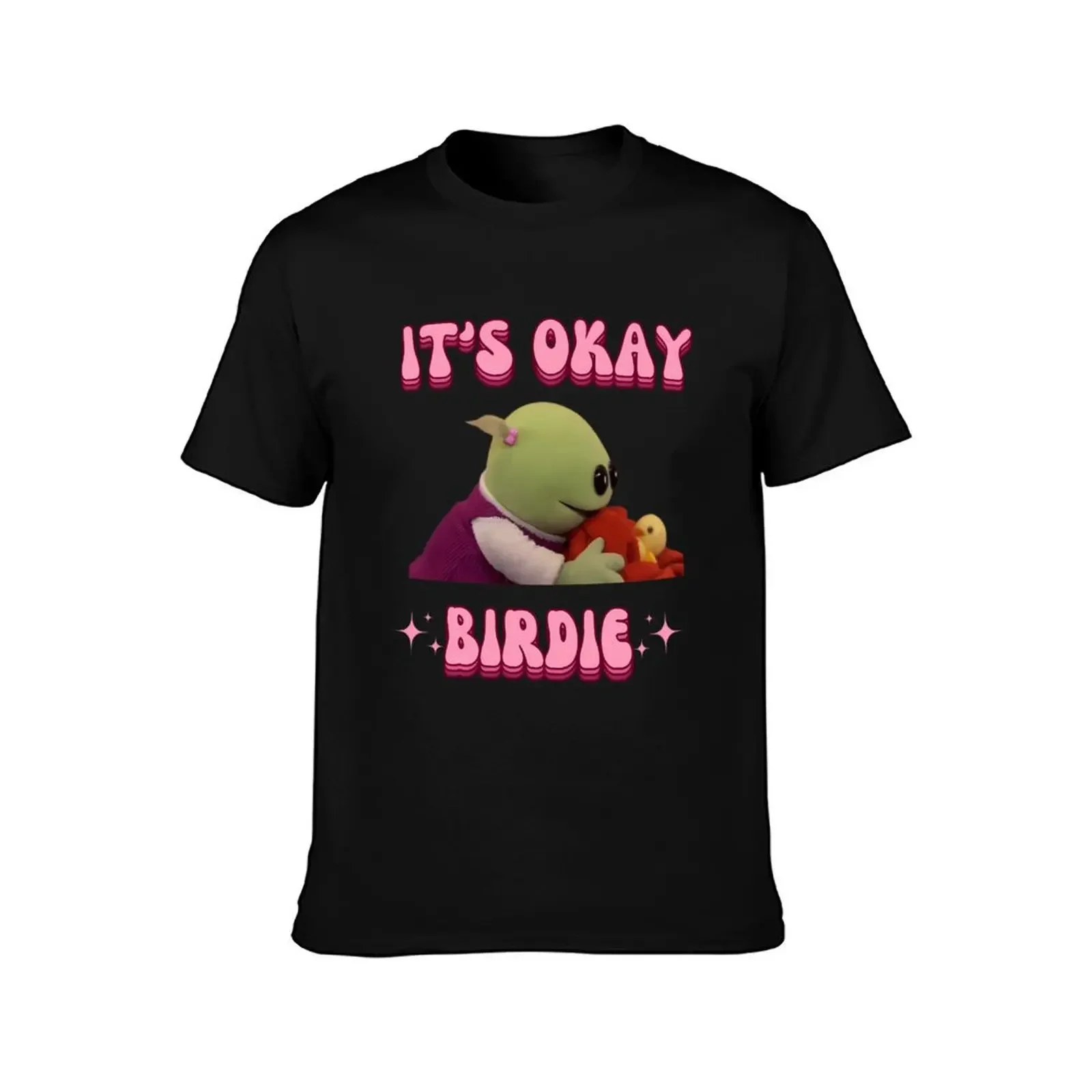 Its Okay Birdie Nanalan Wonderful Girl T-Shirt graphic t shirt vintage T-shirts man Men's cotton t-shirt