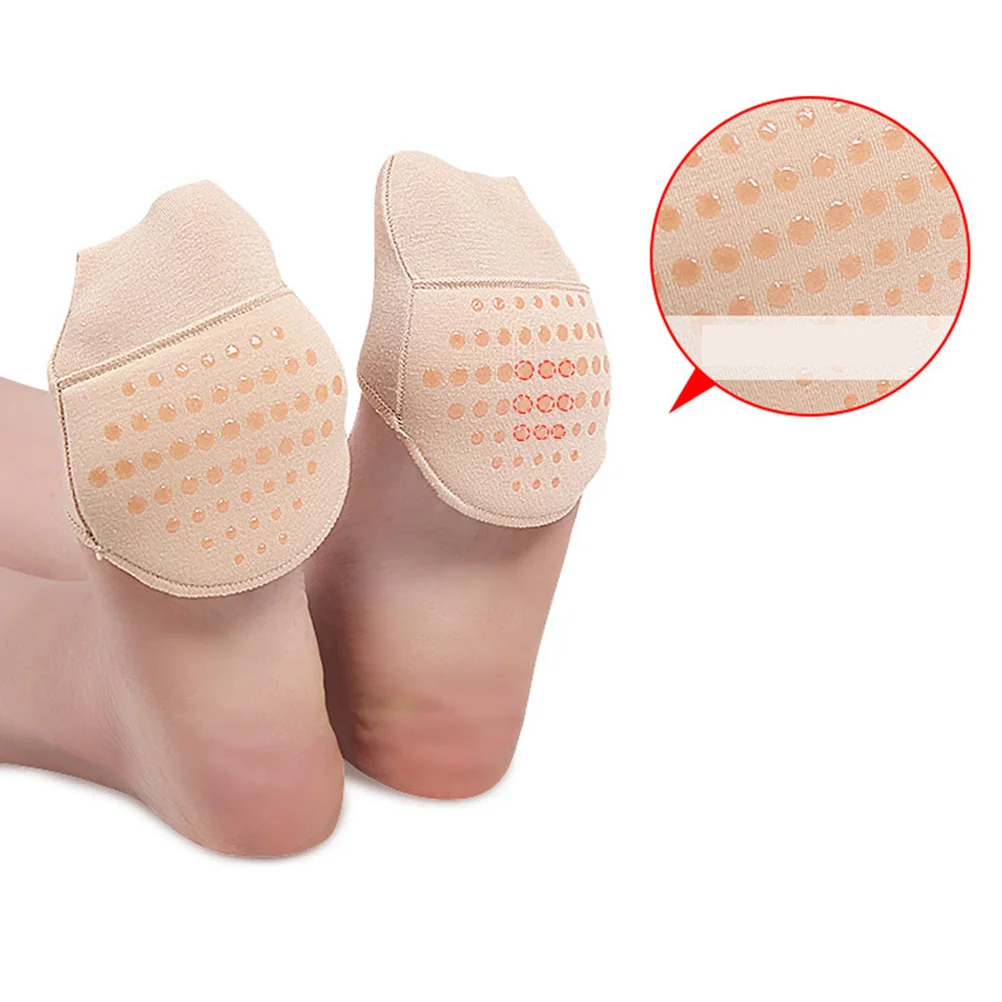 2 paar antislip voorste voetmat teenhoezen voorvoetpads dames sportschoenen toppers kussen sokgrip sokken miss