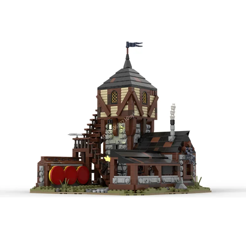

1722pcs Medieval Archers Range Castle Model Moc Building Bricks Fortress Modular DIY Sets Assembly Blocks Toys Christmas Gifts