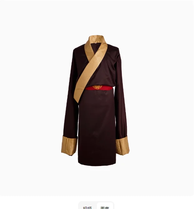 Túnica tibetana china Xizang para hombre, abrigo Kangba de primavera y verano