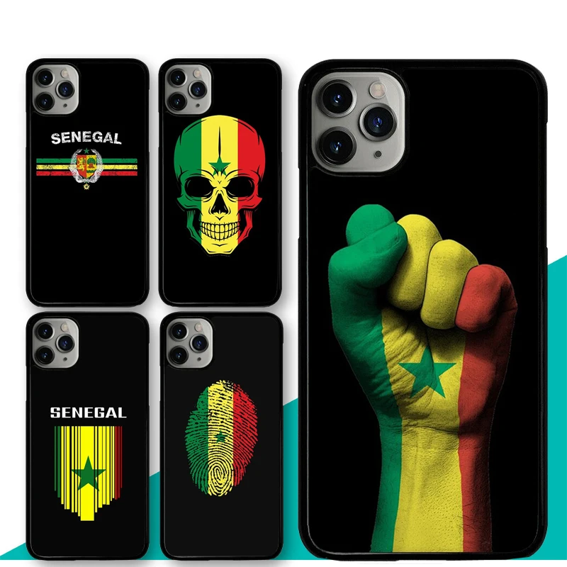 Senegal Flag Case For iphone 11 13 Pro Max 12 mini XS MAX X XR 6S 8 7 Plus SE 2020 Back Cover Coque