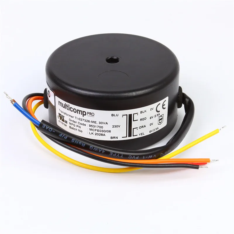 

T-005 30W Double 6V 9V 15V 18V 25V New Noratel Sealing Toroidal Transformer 30VA