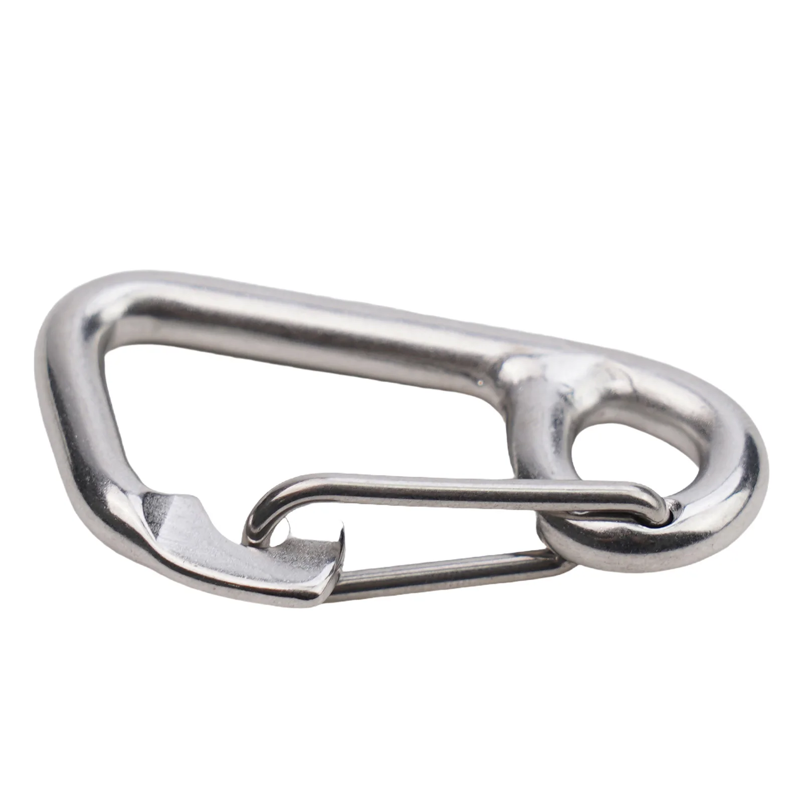 Scuba Diving Hook Stainless Steel Safety Diving Buckle Clip Camping Carabiner Simple Hook Hanging Buckle Snap Kayak Accessories