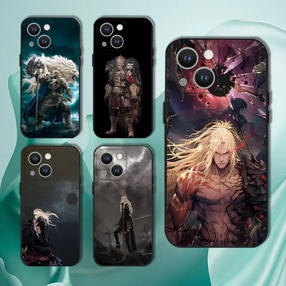 

The First Berserker Khazan Phone Case For iPhone 16,15,14,13,12,11,Pro,XS,Max,XR,Plus,E,SE4,Mini Black Soft Cover
