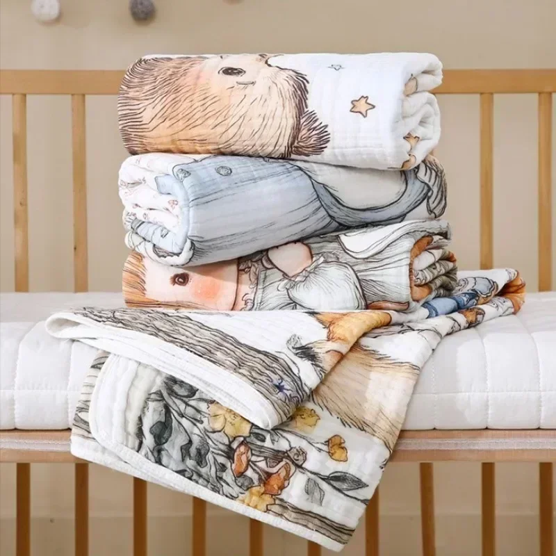 

Multi-Purpose Infant Wrap - Ultra-Soft Gauze Receiving Blanket for Newborns & Toddlers for Summer/AC Use