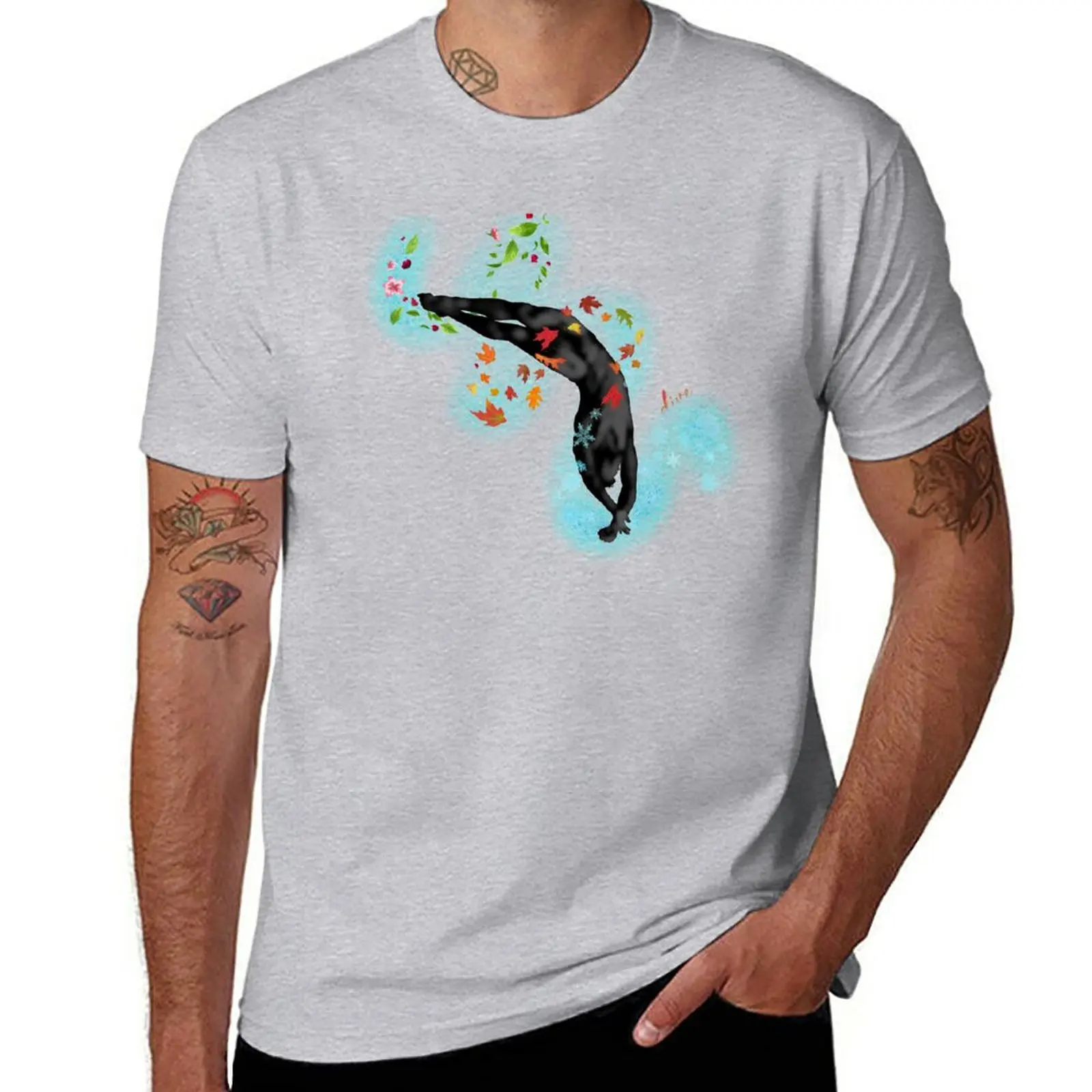 

New Springboard Diver Four Seasons T-Shirt custom t shirts anime clothes t shirts for men graphic