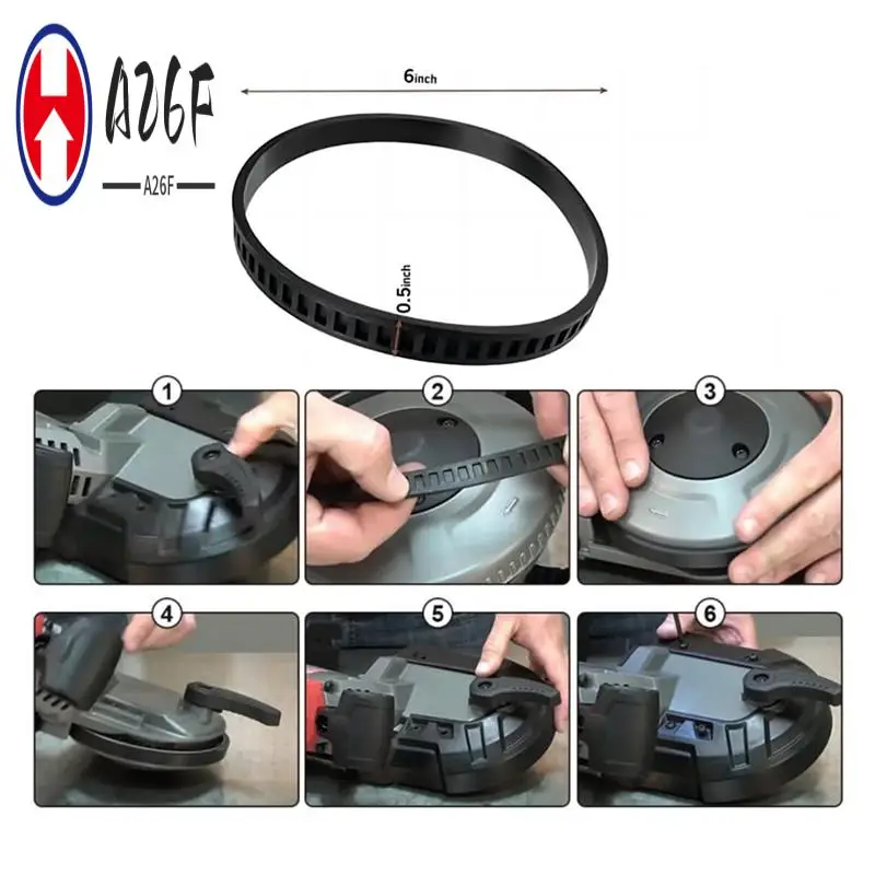 

A26F-45-69-0010 Blade Pulley Tires Replacement For Bandsaw Blades 6230 6232-6 6225 Portaband Saw Belt