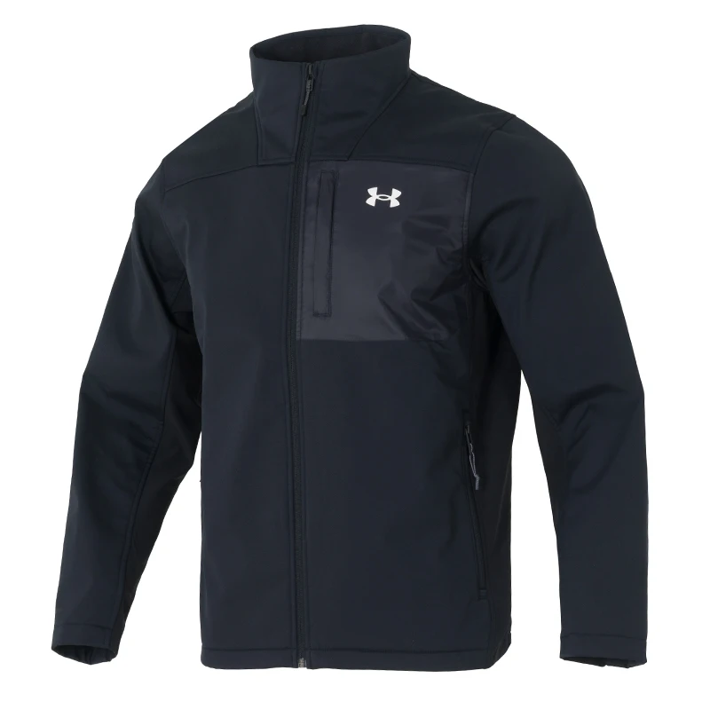 Under Armour Men's Sportswear Woven Fleece Hooded Jacket Outdoor Windproof Jacket 1371586-003