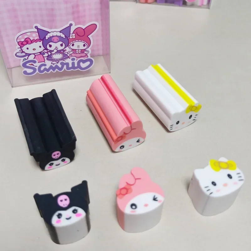 New Sanrio Family Modelling Kuromi My Melody Kt Eraser Student Supplies Stationery Wholesale