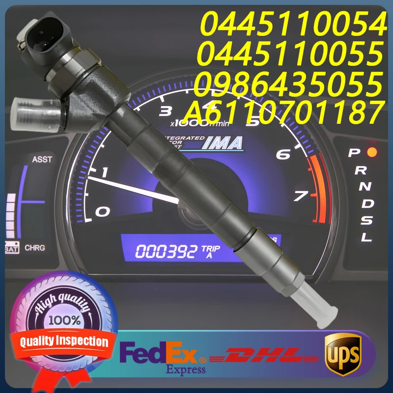 0445110054 0445110055 0986435055 A6110701187 Iniettore Common Rail Per MERCEDES BENZ Serie E 200-270 CDI 2.7l OM646 OM647 Motore