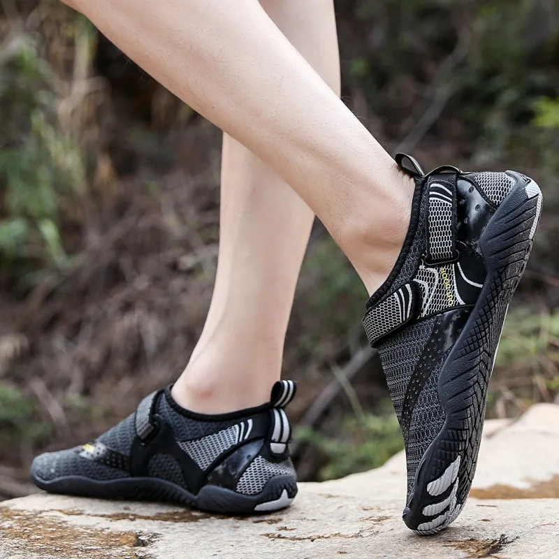 

Летняя мужская и женская быстросохнущая обувь, уличные дышащие износостойкие красочные пляжные кроссовки для серфинга, обувь для плавания унисекс