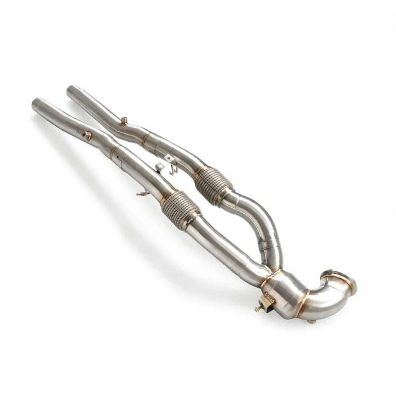 High Flow Downpipe RS3 /TTRS 2.5T 2022-2024 SS304Stainless Steel Performance Exhaust System Hose