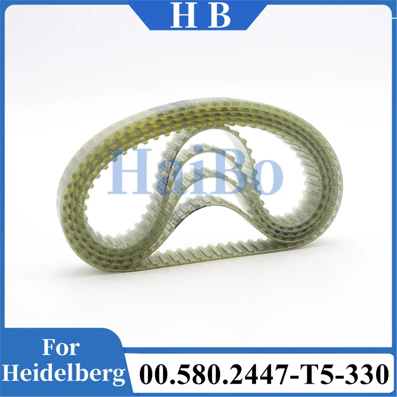 HaiBo Beste Kwaliteit 00.580.2447 Riemen T5-330 Breedte 16mm voor Heidelberg GTO Demping Motor Drive Offsetdruk Onderdelen