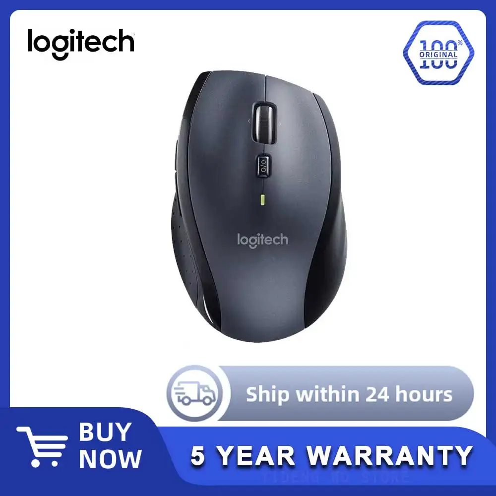 

Настольный компьютер Logitech M705, домашний офис, бизнес, энергосберегающая, портативная и подключенная беспроводная лазерная мышь, беспроводная мышь