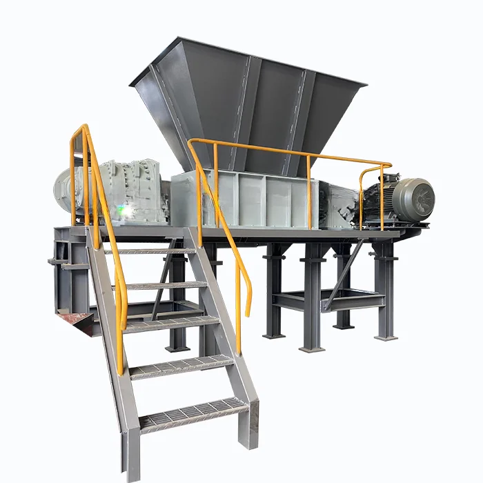 YG Double Shaft Aluminum Blocks Shredder Machine Soft Plastic Shredder and Crusher