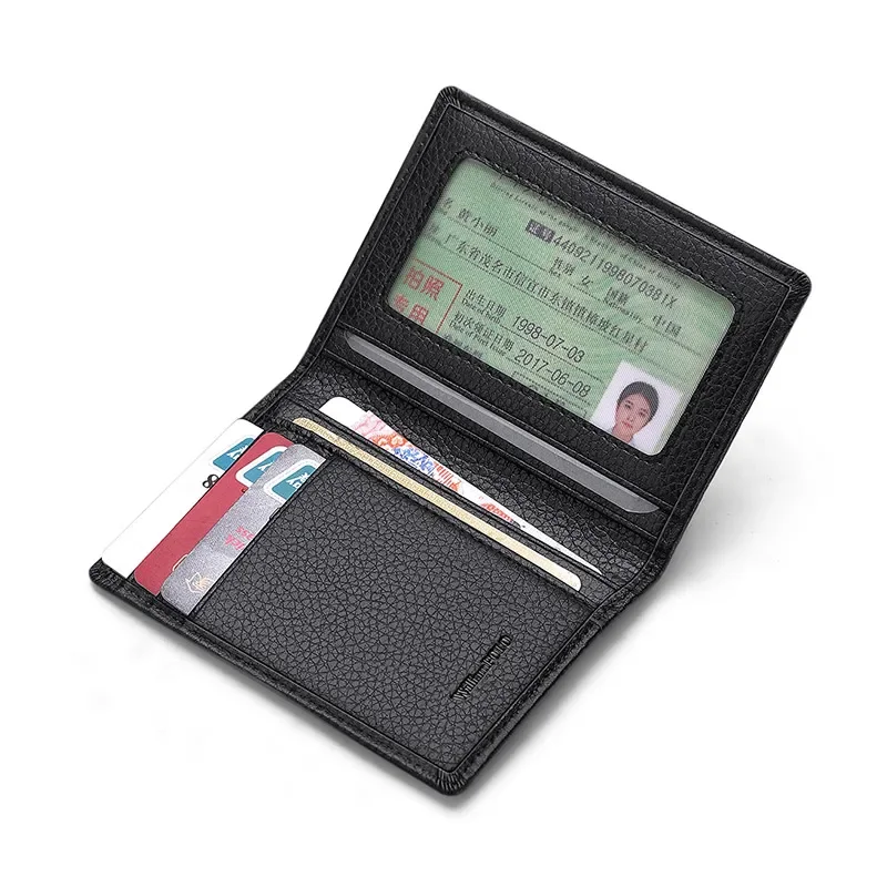 Luxury brand Mini Ultra-thin Small Wallet Men's Short Leather Small Card Holder Youth Wallet Real Leather Coin Purse WILIAMPOLO image 5