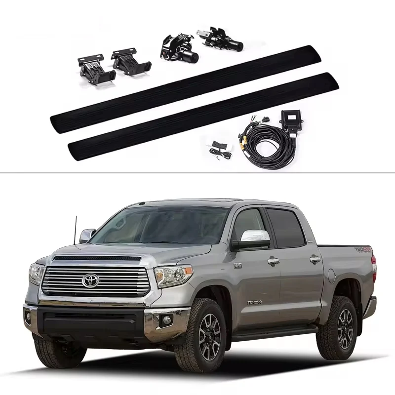 

electric side step power retractable running board automatic powersteps deployable nerf bar foldable foot pedals for Tundra