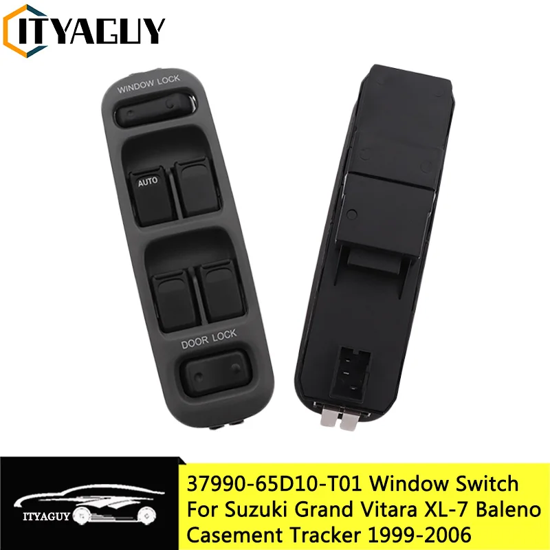 

3799065D10T01 Power Window Switch Left Front for Suzuki Grand Vitara XL-7 BALENO Casement 1999-2002 AM-33968442 37990-65D10-T01