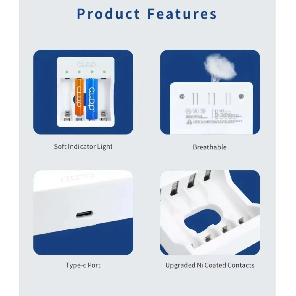 Ni-Zn AAA rechargeable battery 900mWh 1.6V rechargeable battery with AA AAA Ni-Zn smart charger