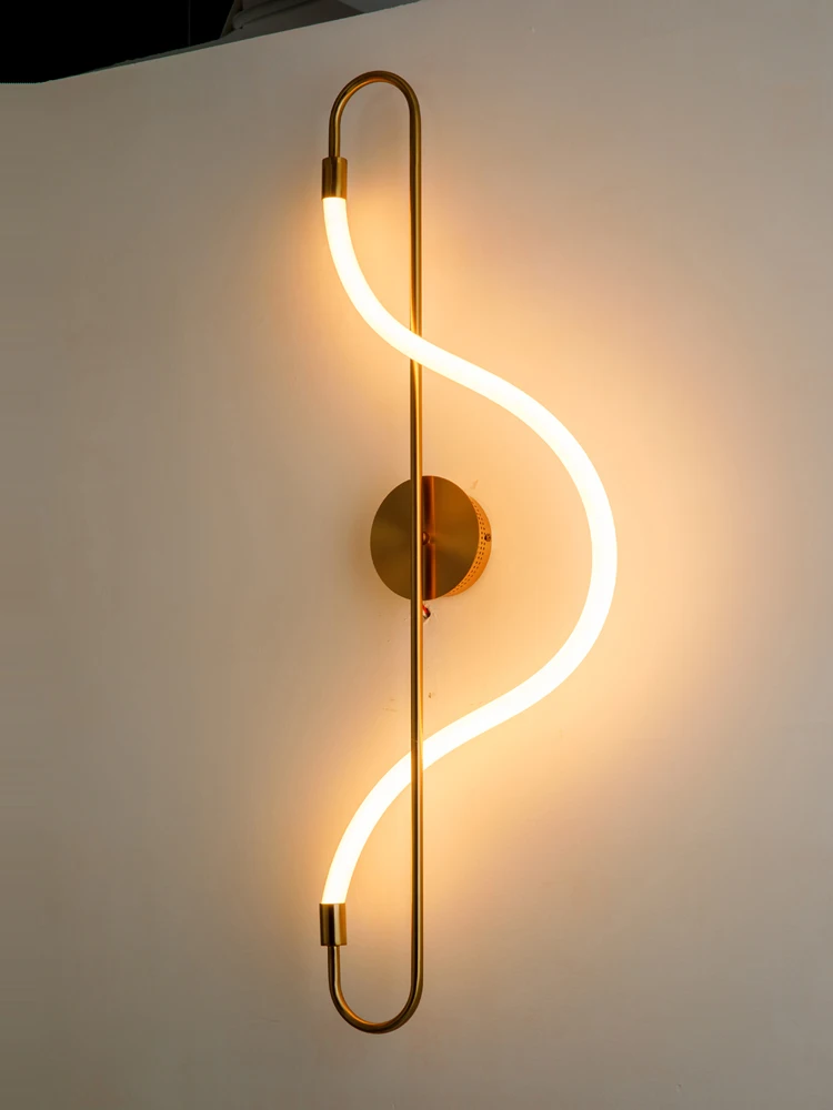 Dimmable LED Golden Silver Minimalism Designer